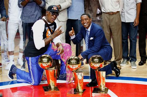 Dennis Rodman’s championships with the Detroit .